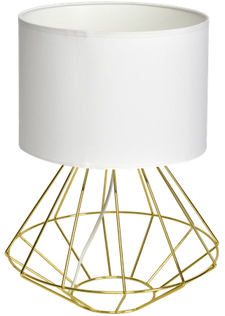 Lampa stojąca INDUSTRIALNA LUPO WHITE/GOLD 1xE27 MLP6268