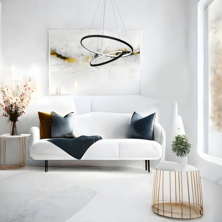 Lampa wisząca HOOP BLACK 51W LED