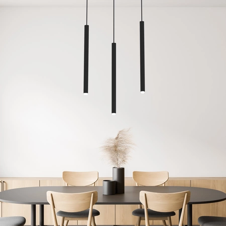 Lampa wisząca MONZA, MLP8840, czarna, 3x8W G9