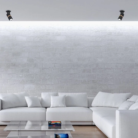 Kinkiet nowoczesny reflektorek spot VIDAR czarny