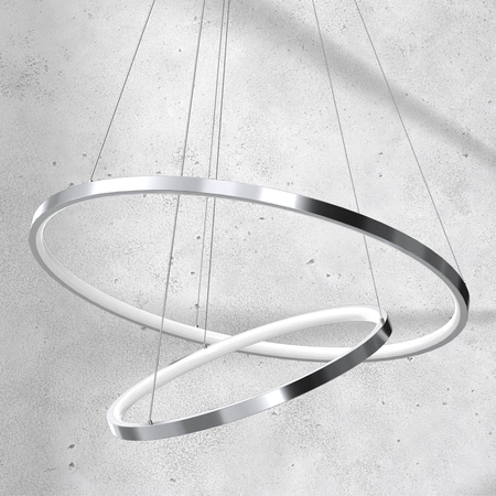 Designerska lampa wisząca ROTONDA CHROME 51W LED | Chrom