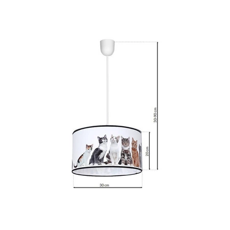 Lampa Wisząca CATS 1xE27 MLP4281