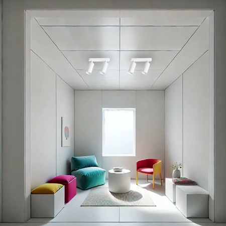 Oprawa Mica Spot Biały 2xGU10