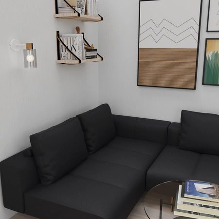 Nowoczesny kinkiet MADERA 1xE27 | Biały