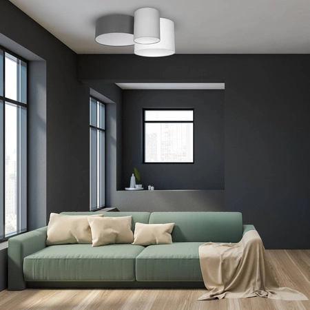 Lampa sufitowa STAN GREY 3xE27 MLP6459