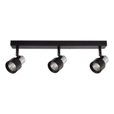 Lampa Sufitowa Cino 3xGU10 Czarny + Chrom