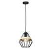 Lampa wisząca INDUSTRIALNA CLIFF BLACK 1xE27 MLP5524