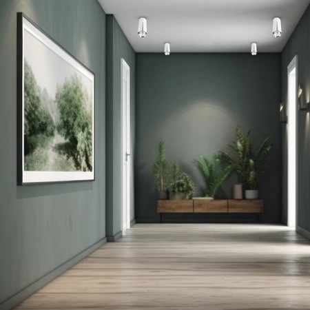 FLOWER WHITE CHROME DOWNLIGHT 1xGU10