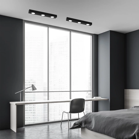 Lampa sufitowa ALEXANDER, MLP8831, czarna, 3x11W GX53