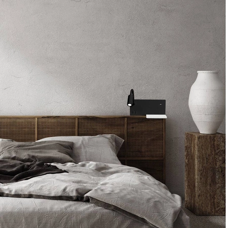 Lampa nocna z półką SHELF BLACK LED 4W+5W+2W ML6344