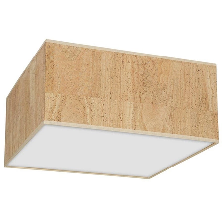 Lampa sufitowa CORK, MLP7517, biały/korkowy, 2x40W E27