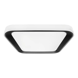 Plafon QUADRO BLACK, ML7932, biały/czarny, 66W LED