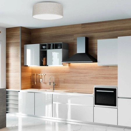 Lampa sufitowa LINO, MLP7499, 50 cm, biały/szary, 3x60W E27