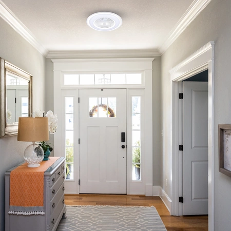 Lampowentylator Zephyr Biały 48W LED+ PILOT