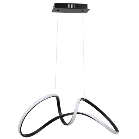 Lampa wisząca TESORO, ML7951, czarna, 48W LED, barwa neutralna 4000K