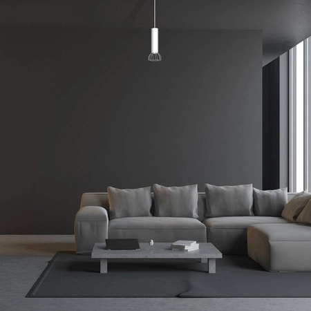 Lampa Wisząca DANTE, MLP7365, biały/chrom, 1x8W LED GU10