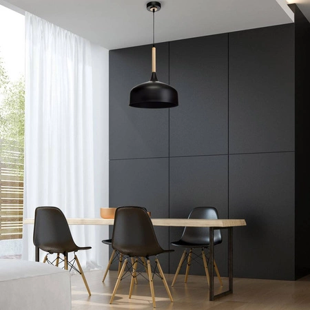 Nowoczesna lampa wisząca TAYLOR BLACK 1xE27 60W MLP6218