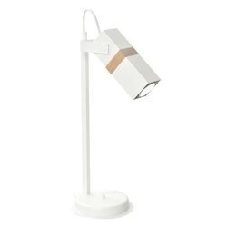 Nowoczesna lampka stołowa VIDAR WHITE 1xGU10 MLP6105