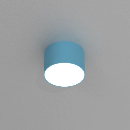 Lampa sufitowa spot DIXIE BLUE GX53 szer. 8cm | niebieski