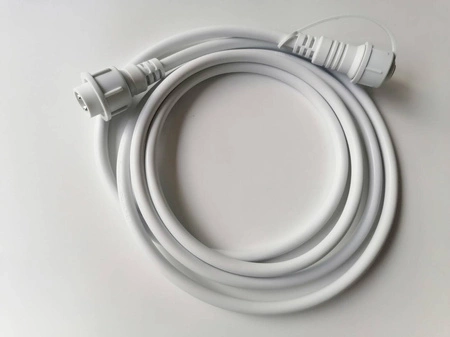 Kabel zasilający/przedłużacz BIAŁY do GIRILANDY 2m