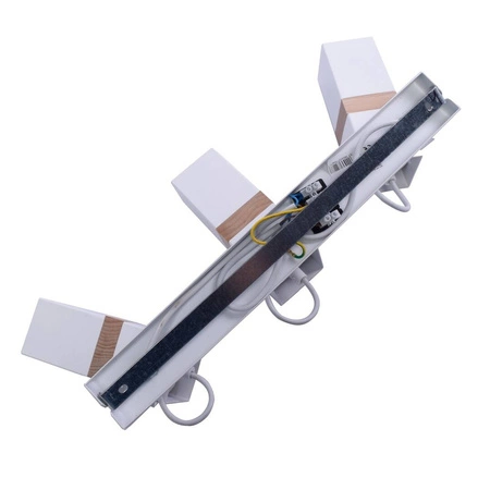 Lampa sufitowa nowoczesna reflektorek spot VIDAR III biały szer. 60cm