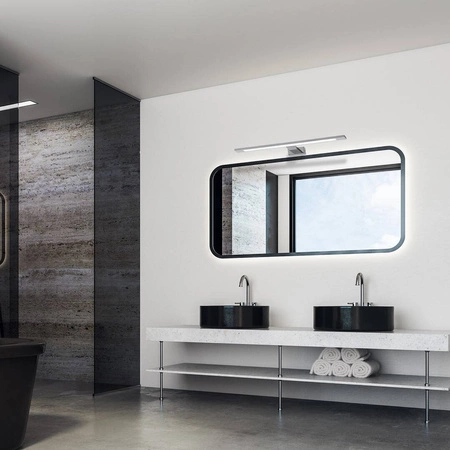 Kinkiet łazienkowy nad lustro SHINE 12W LED 60cm | chrom