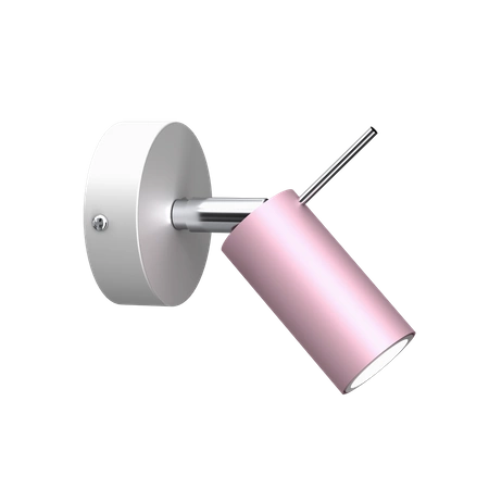 Kinkiet PRESTON PINK/WHITE 1x mini GU10