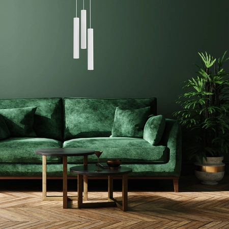 Lampa wisząca HUDSON, MLP8800, biała, 3x8W GU10