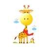 Lampa dziecięca Żyrafa GIRAFFE 3xAAA