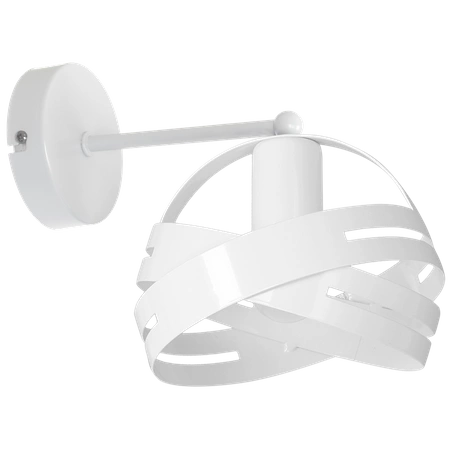 Nowoczesny kinkiet CORONA WHITE 1xE27 MLP4776