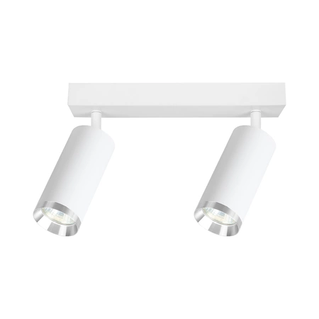 Oprawa Mica Spot Biały + Chrom 2xGU10