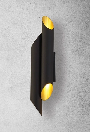 Kinkiet LIBRA, czarny/złoty, 4x40W E14, MZ5008