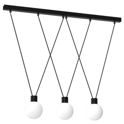 Lampa wisząca CAPRI, MLP8818, czarny/biały, 3x7W G9