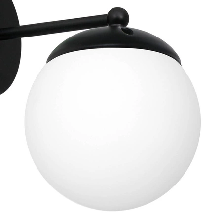Nowoczesna lampa ścienna kinkiet LIMA BLACK 1xE14 MLP6521