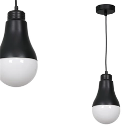 Nowoczesna lampa wisząca HELIOS BLACK 1xE14 40W MLP6469