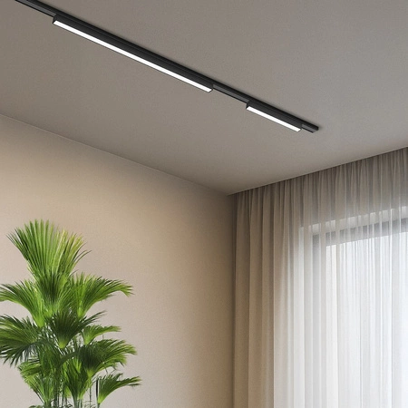 Slim Magnetic Track Czarny 61cm 20W LED Tuya CCT