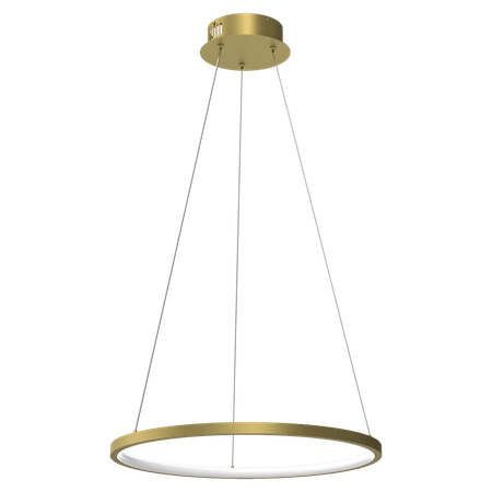 Nowoczesna lampa wisząca ROTONDA GOLD 27W LED | Złota
