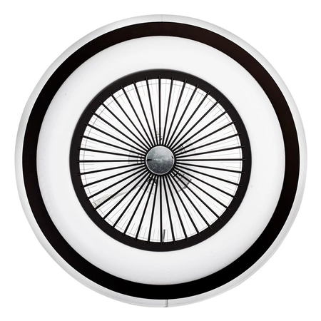 plafon lampa sufitowa LED ZONDA BLACK 48W z wentylatorem oraz funkcją ściemniania