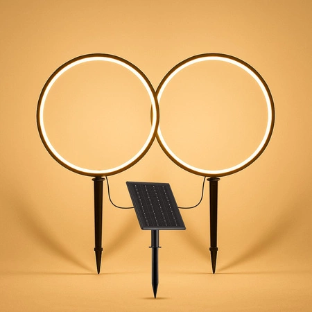 Lampa Solarna Rings 2x1,5W 2x25lm 3000K
