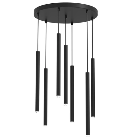 Lampa wisząca MONZA, MLP8842, czarna, 7x8W G9