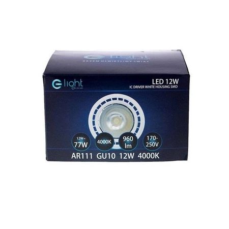 Żarówka LED MR111 GU10 12W biała 4000K neutralna