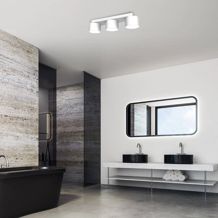 Lampa sufitowa listwa DIXIE WHITE 3x GX53 szer. 30cm | biały