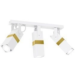 Nowoczesna lampa sufitowa VIDAR WHITE/GOLD 3xGU10 MLP6274