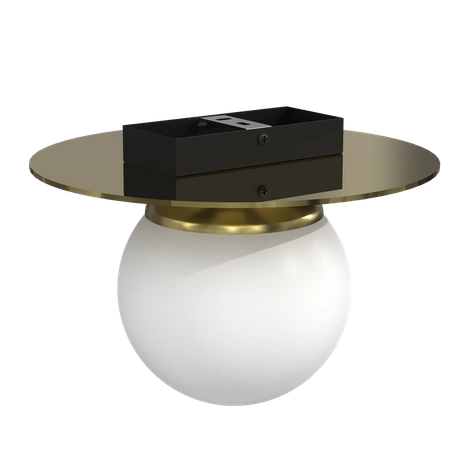 Lampa sufitowa PLATO, MLP7969, biały/złoty, 1x40W E14