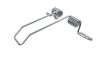 PROFIL ALUMINIOWY SREBRNY TYP K 2m + KLOSZ MLECZNY, SPRĘŻYNA MONTAŻOWA