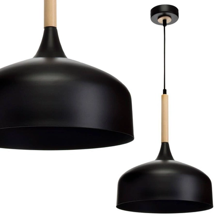 Nowoczesna lampa wisząca TAYLOR BLACK 1xE27 60W MLP6218