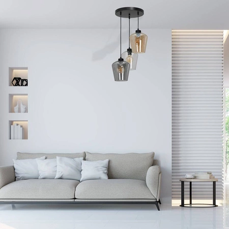 Nowoczesna lampa wisząca koło SANTIAGO MIX MLP6614