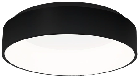 Plafon lampa sufitowa nowoczesna OHIO 24W czarny śr. 45cm