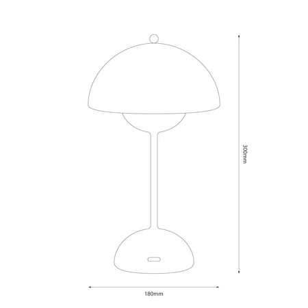 Lampka nocna COSTA Black