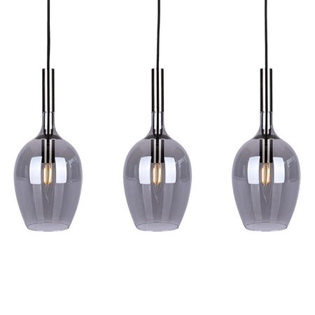 Lampa wisząca LUGANO SMOKED 3xE14